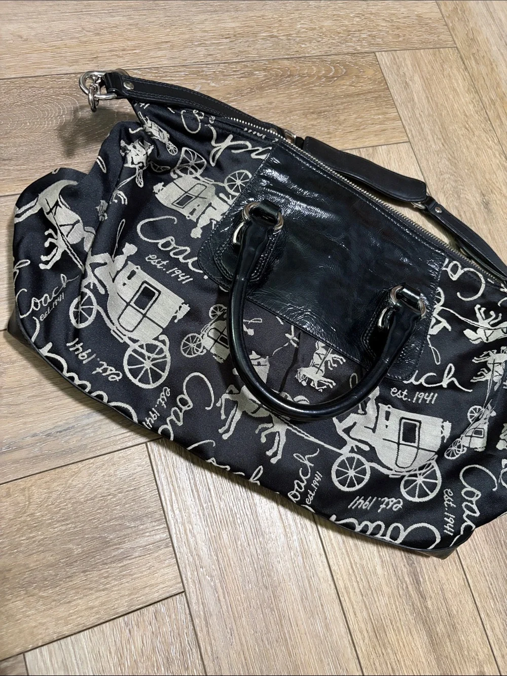 Vintage Coach Carriage Bag